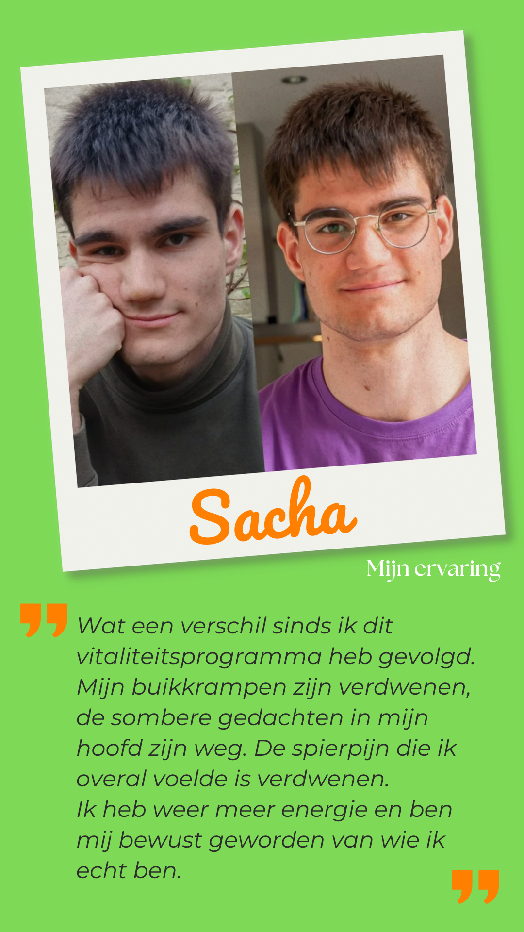 Mijn ervaring met het darmprogramma